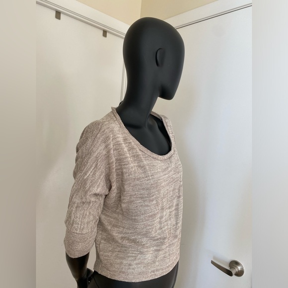 Tan Distressed Sweater - Picture 4 of 5